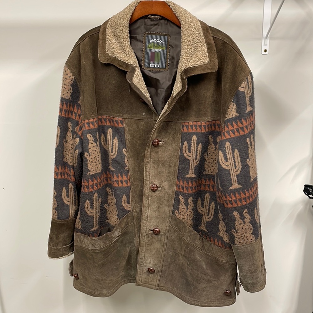 Vintage Leather Desert Jacket